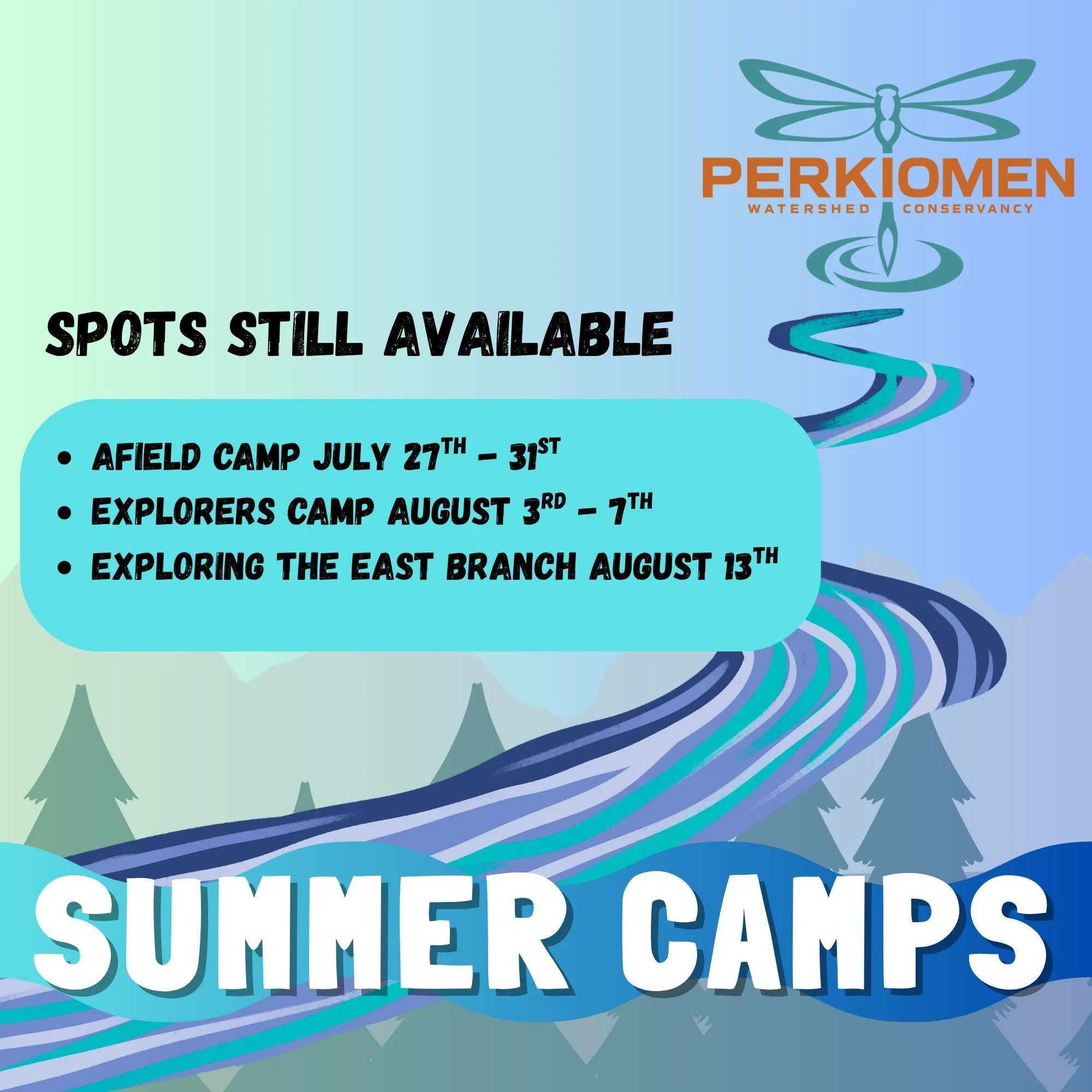 Can you believe it is already July? It's true what they say, time flies when you're having fun! We still have a few spots open for some of our upcoming summer camps, but act fast! Spots are filling up quick!
.
.
To learn more and register today, foll