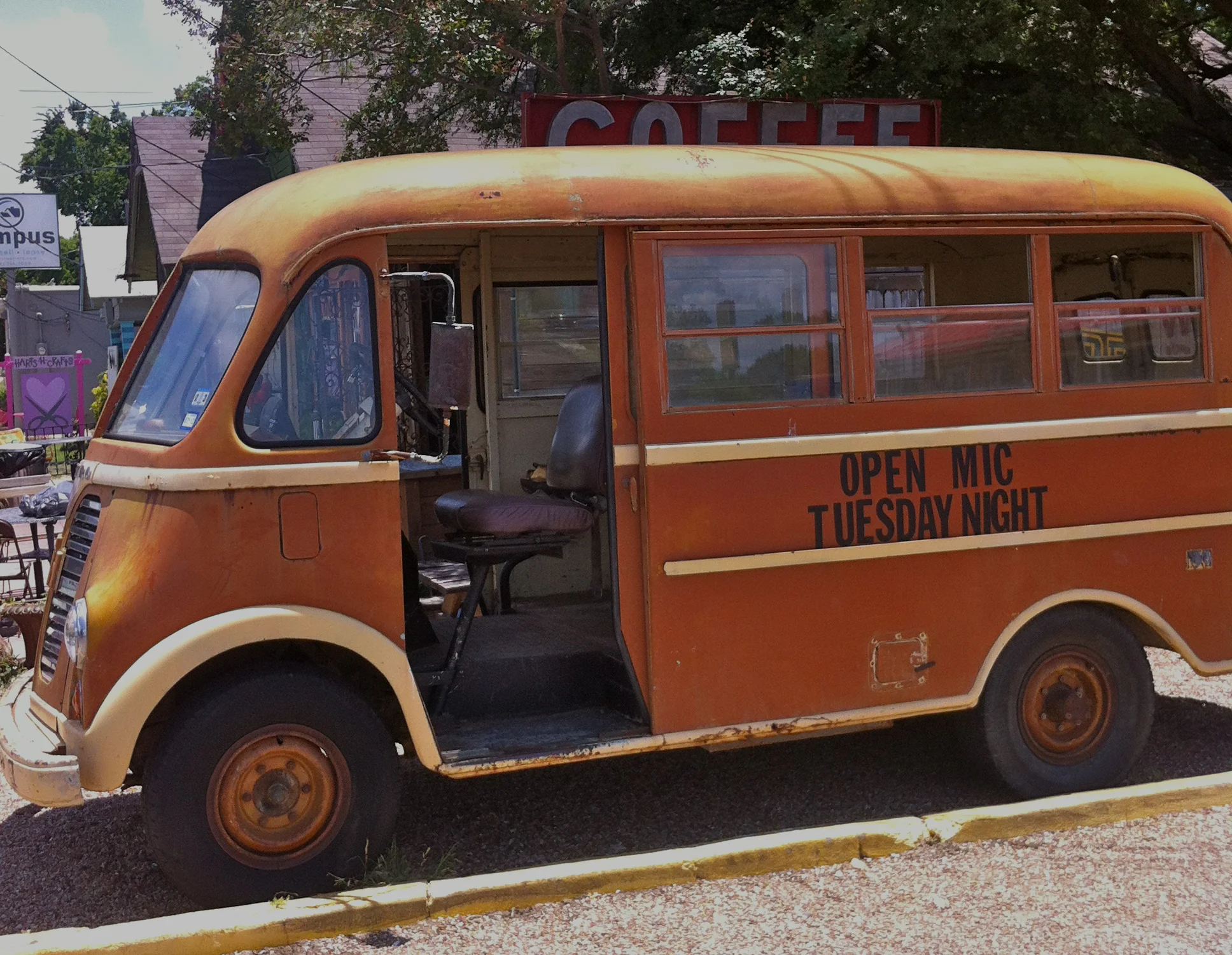 CG Metro Bus! Open Mic during the summer is on Tuesdays!
