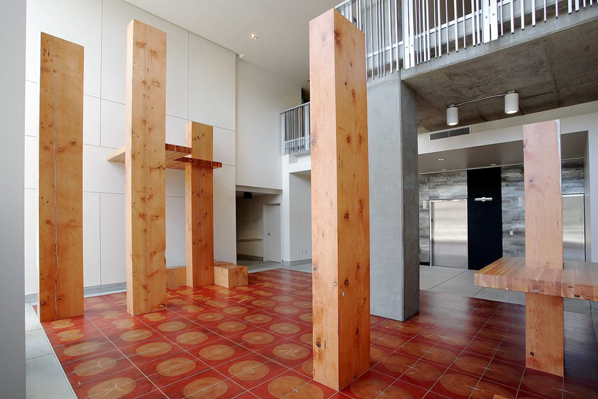Leo Berk, Threshold (2006), Rollin Street Flats entrance lobby