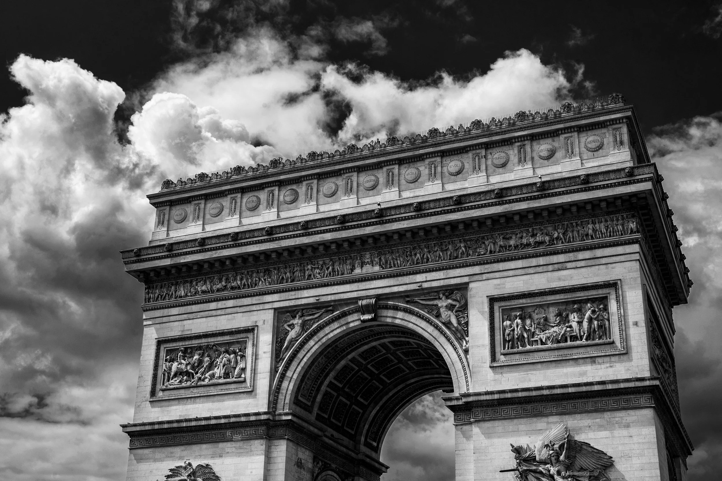 Postcards from Paris in Black and White