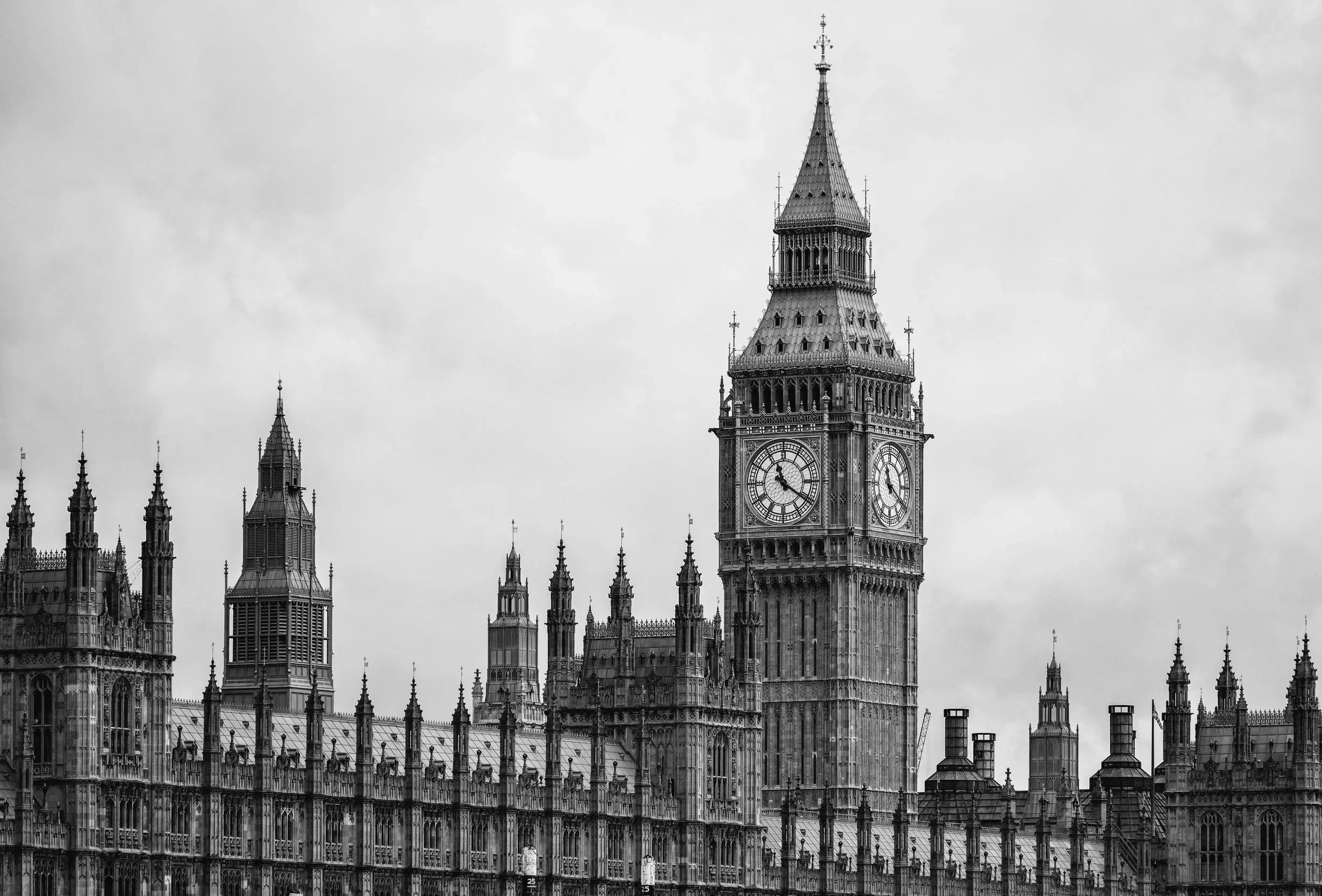 Postcards from London in Black and White