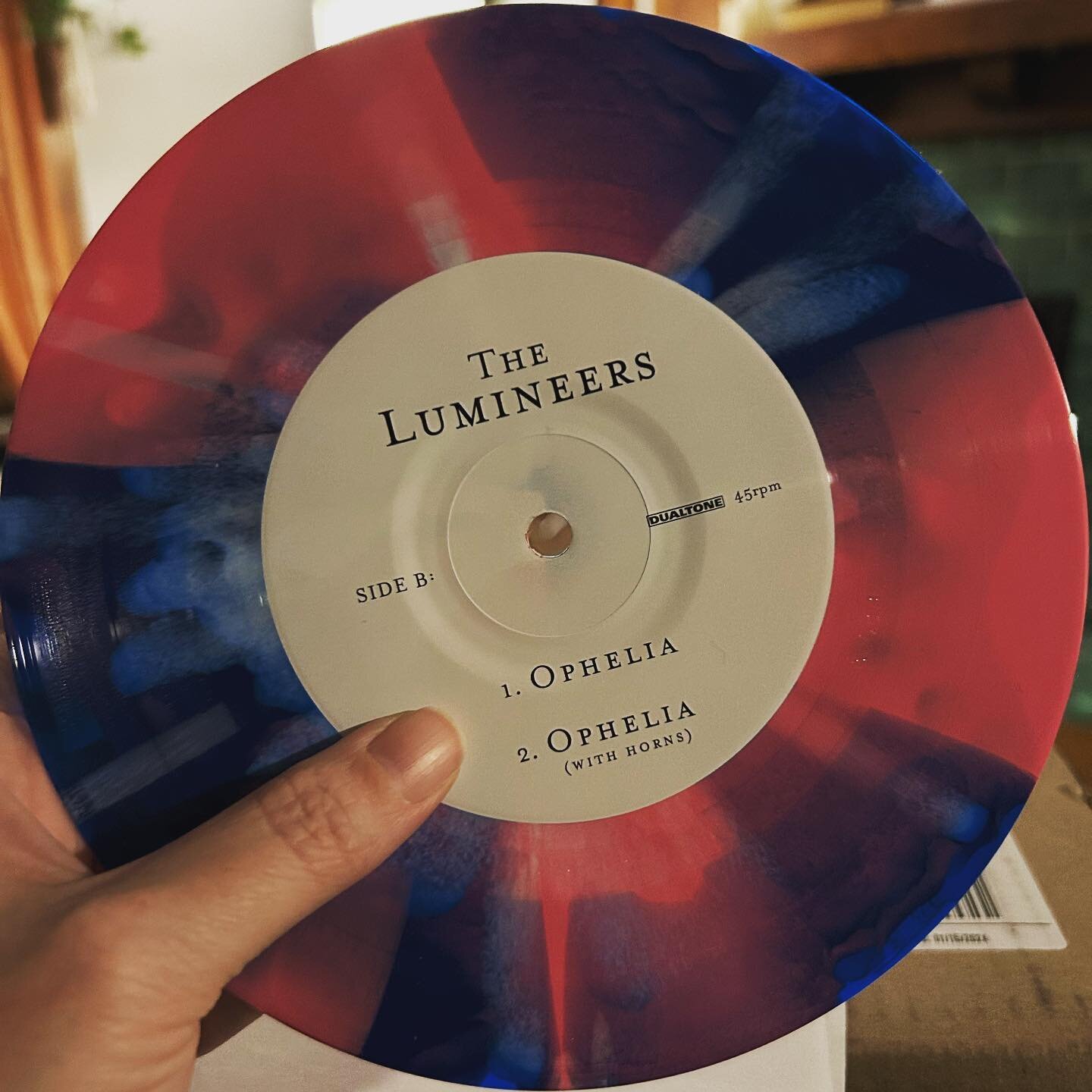 Pretty vinyls! 🤩💜💖💙 #TheLumineers