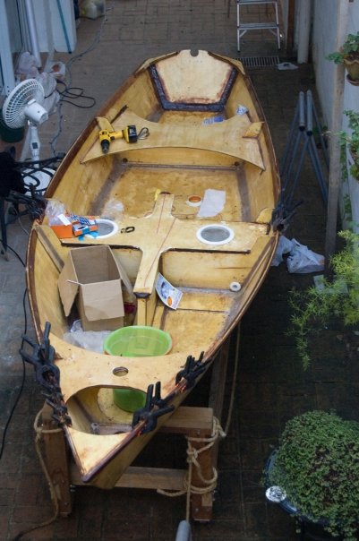 Already look like a boat, but the hardest part still to come.