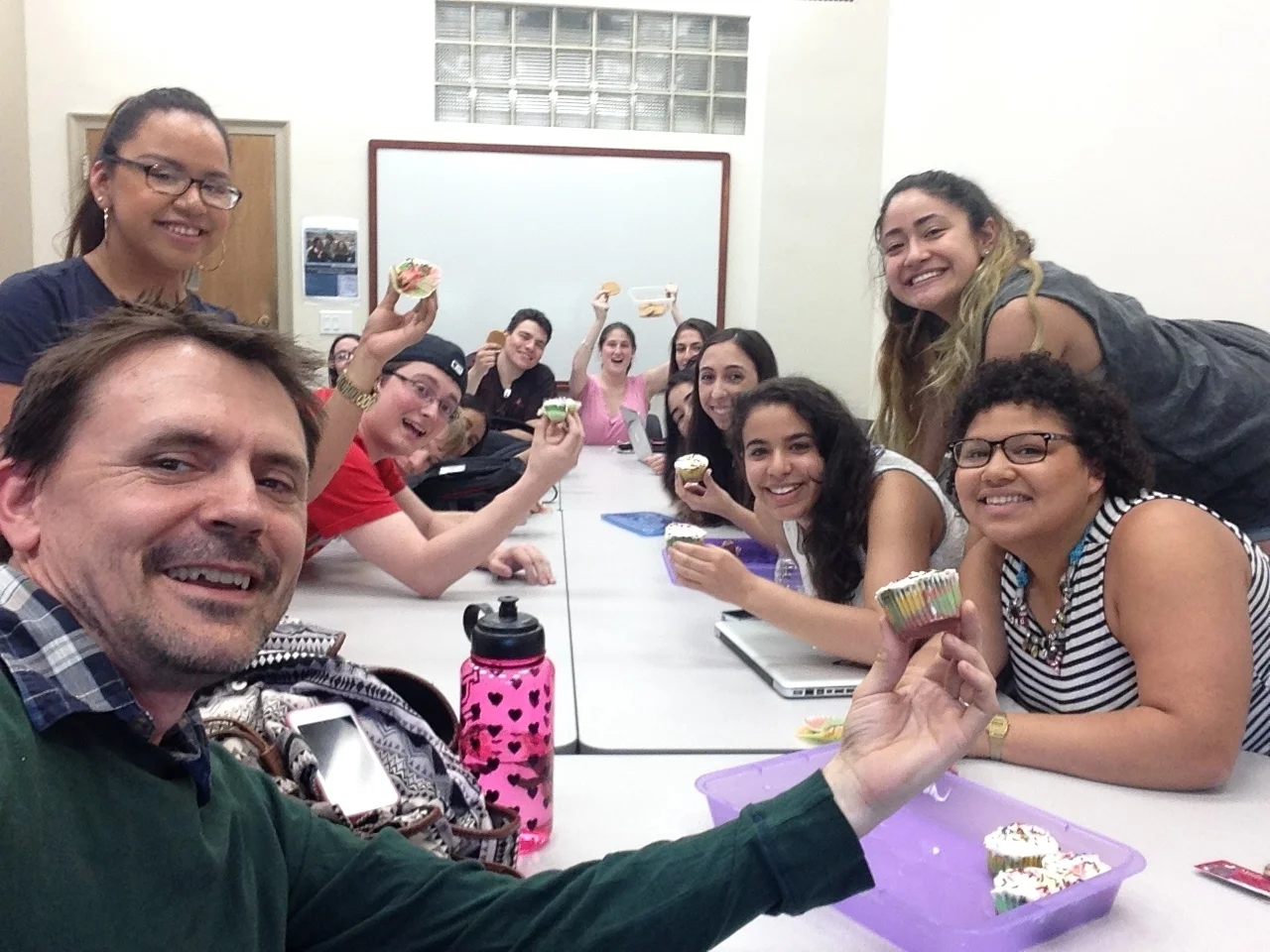 A cupcake toast to my Convergent Media seminar!
