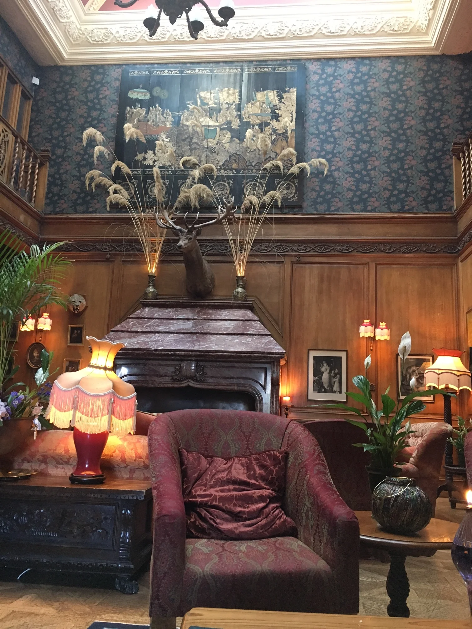 This chair the the Lands of Loyal Inn at Perthshire was a good place for such thinking.