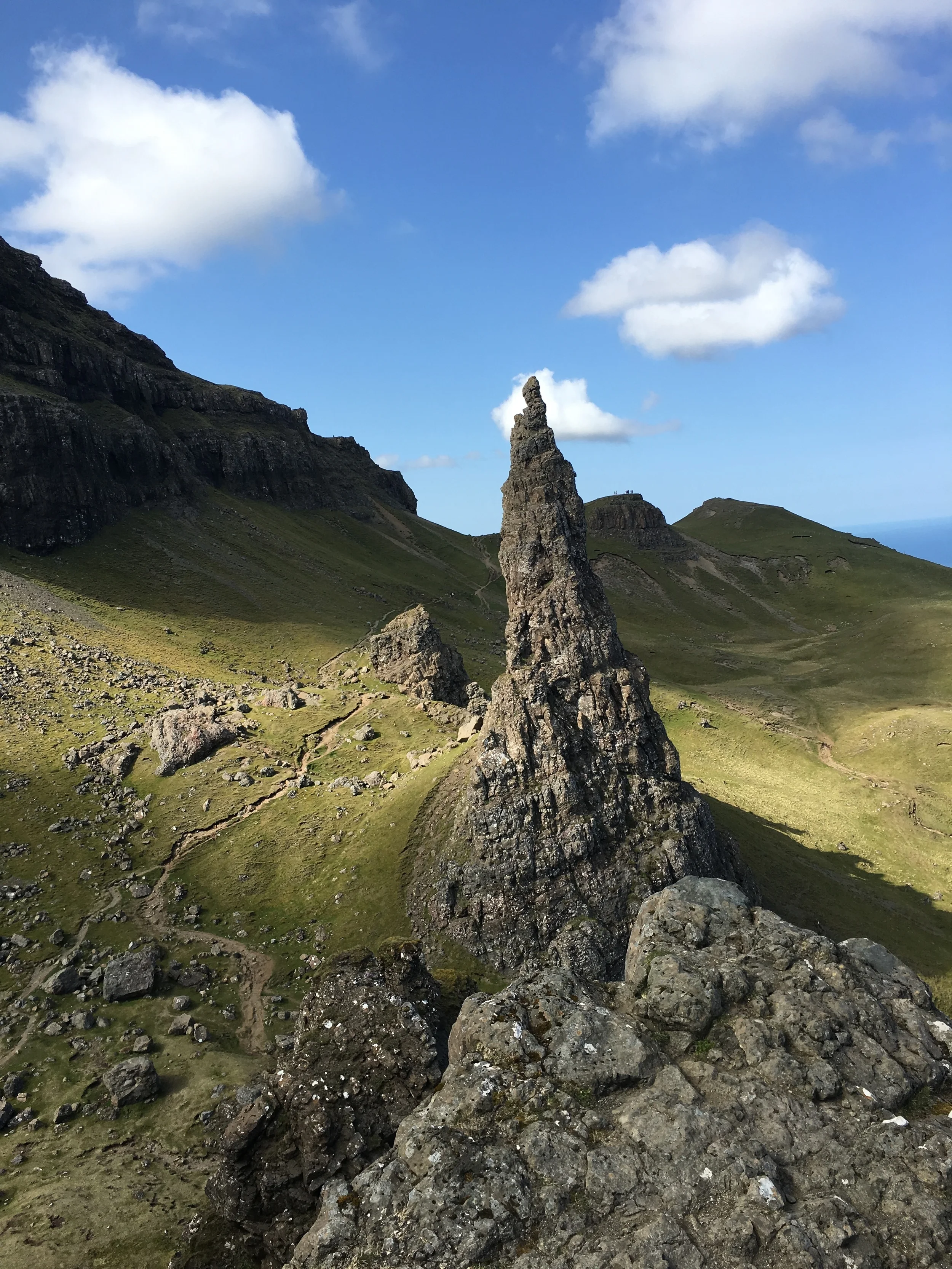 At the foot of the Old Man