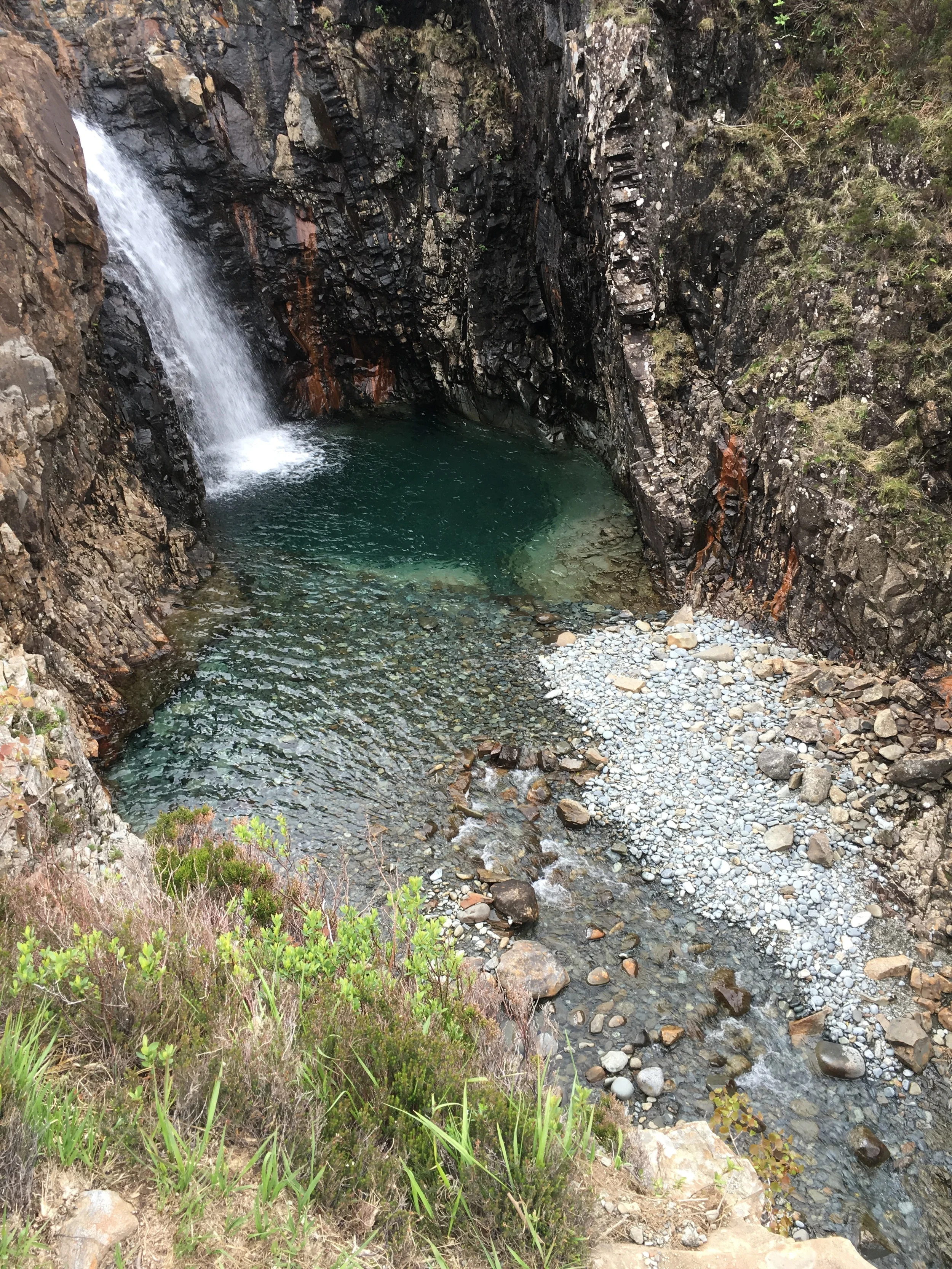 The fairy pools in detail