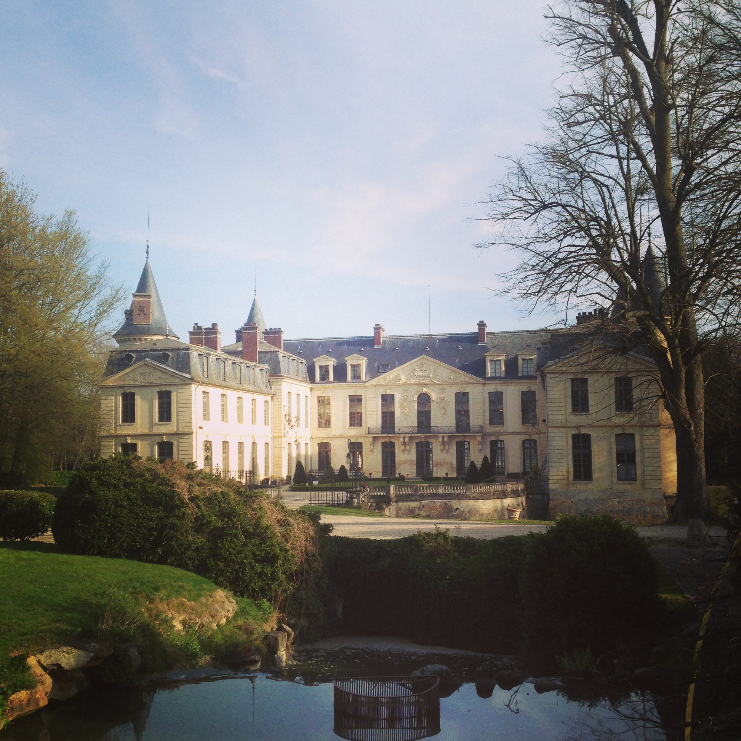We stayed the night before in Ermenonville just north of Paris. It's a beautiful place in the countryside and very much worth a visit. Here is the town's Chateau which sits opposite a large park open to the public.
