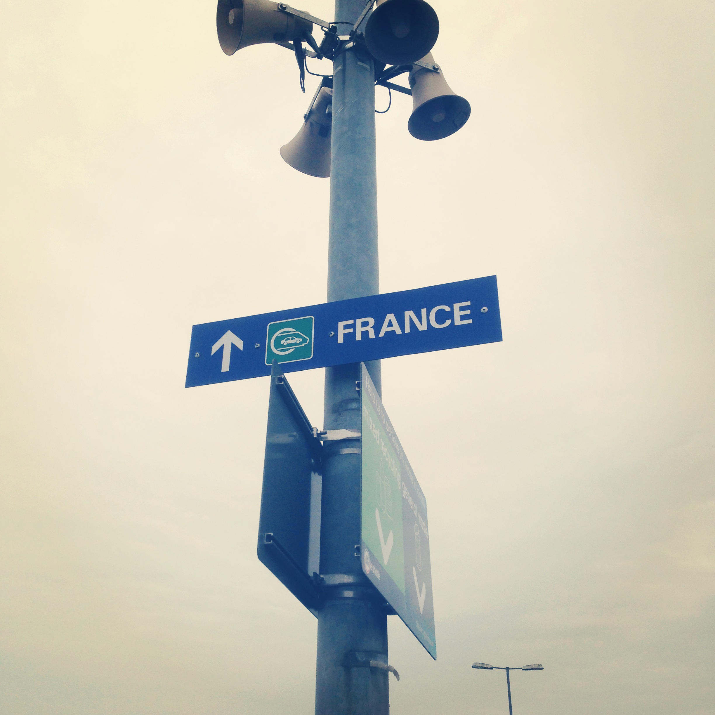 On the road to Paris.