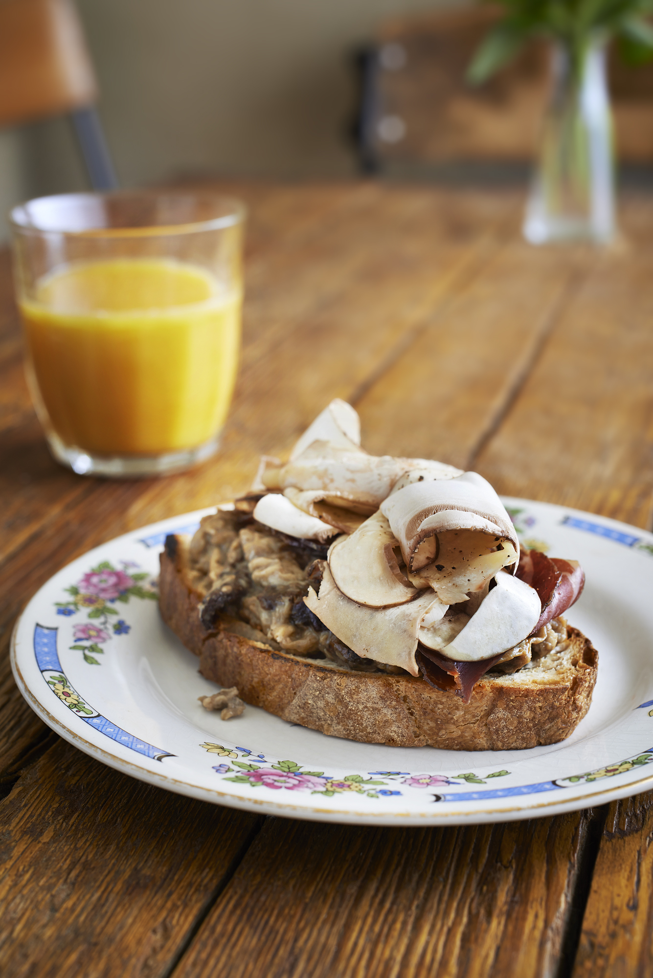 Posh Mushrooms on Toast.