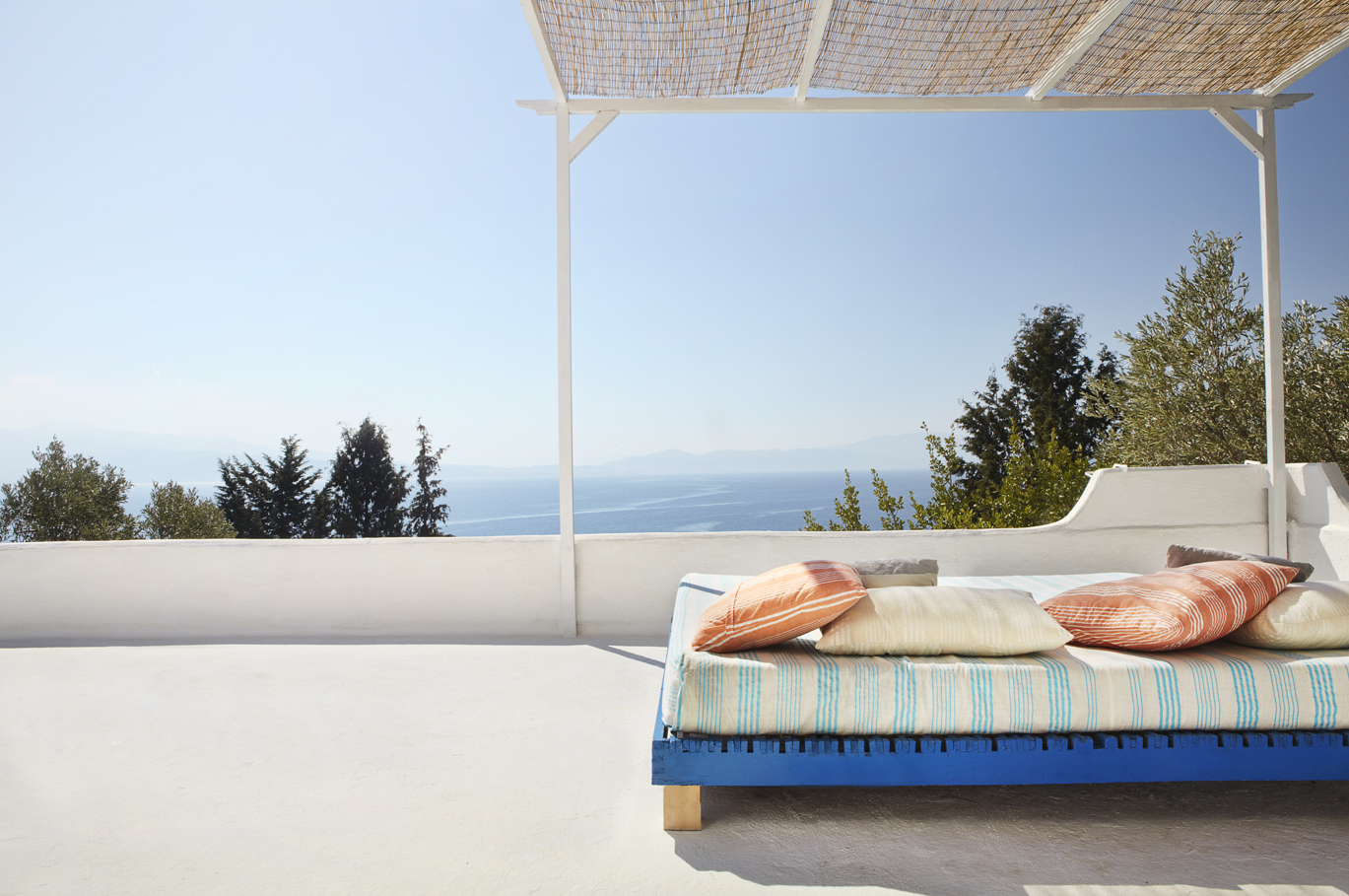 The view from the Villa.