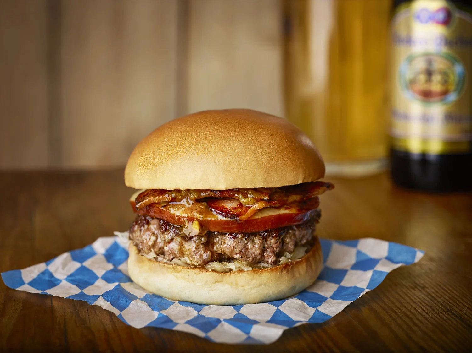 food photographer food photography still life Honest burgers burger restaurant press pr advertising editorial patty brioche bun cheese bacon beer paper wood oktoberfest curry sauce sauerkraut smoked cheese bavarian bavaria london uk britain special england