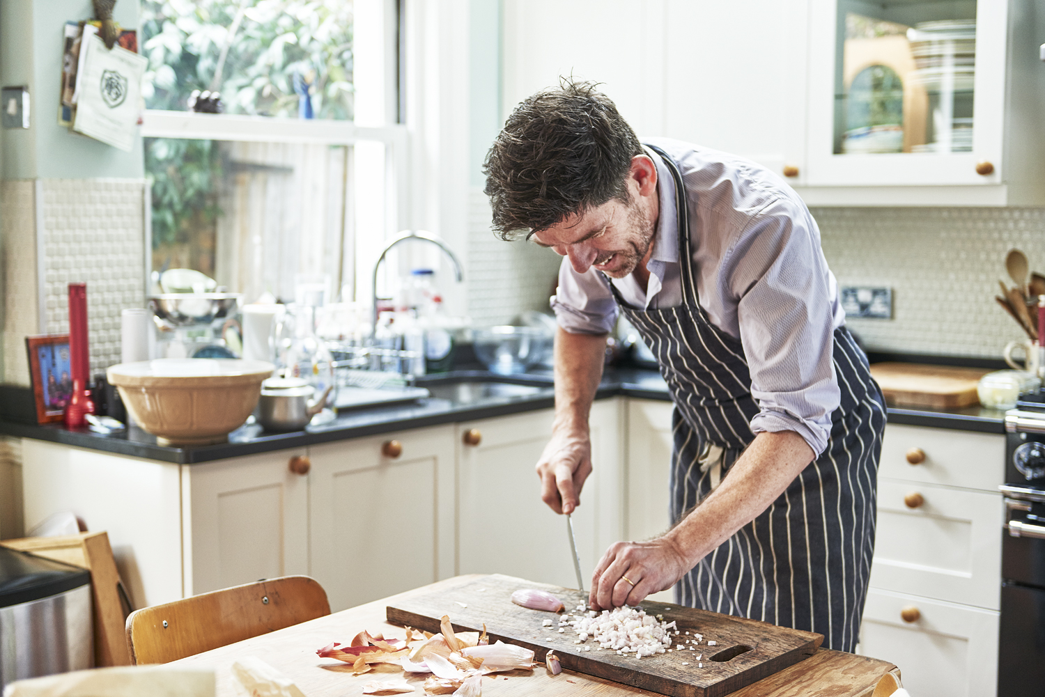 Russell Norman Cookbook Recipe book cook photographer food & drink and drink and food photography London UK. Esquire Chef portrait portraits picture pictures pic