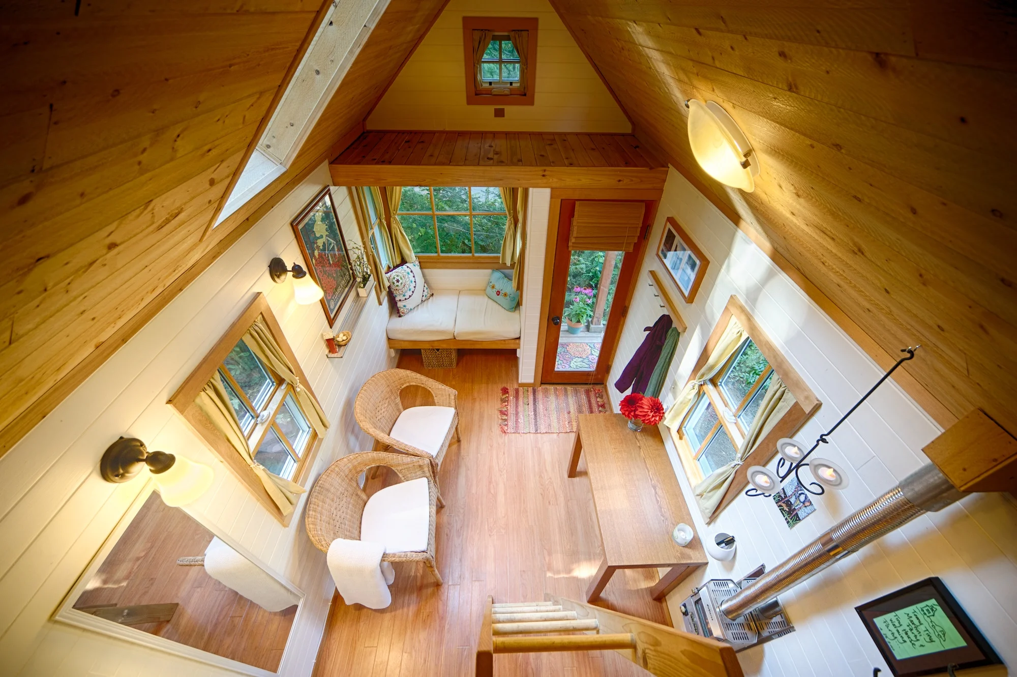 View from the loft in the Bayside Bungalow