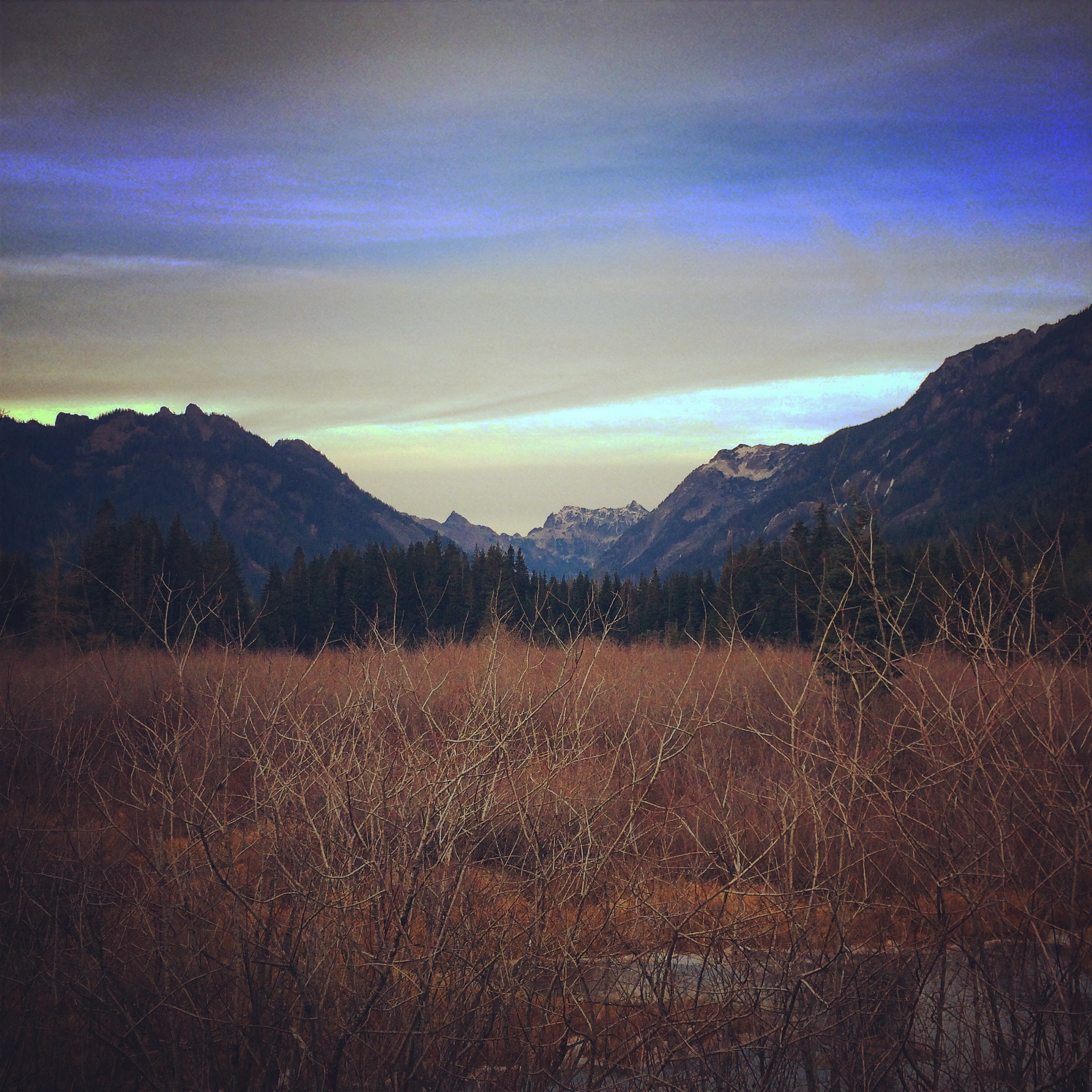 Off the trail and heading home, but not without one last view!