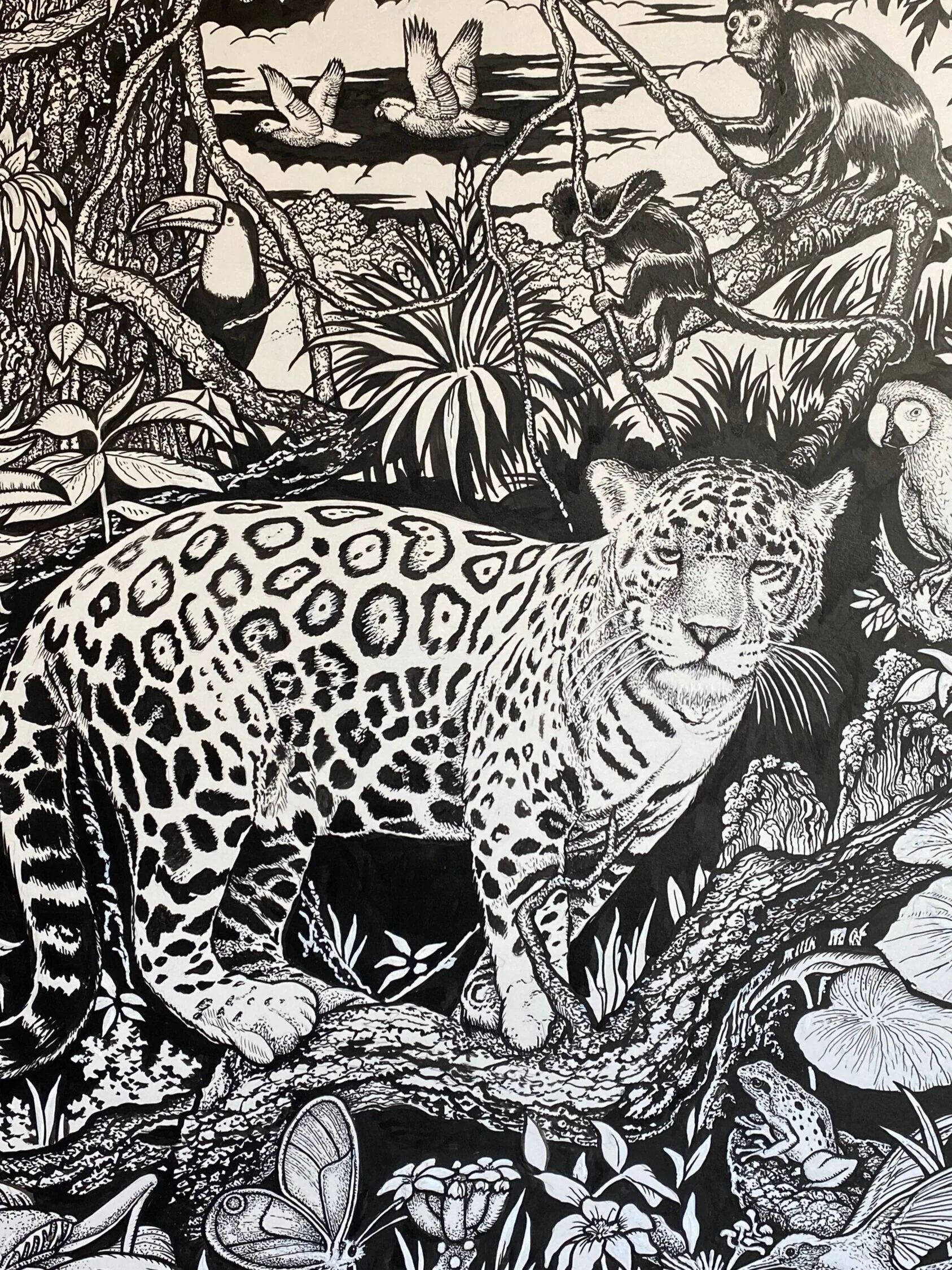 Detail of Jungle Scene 