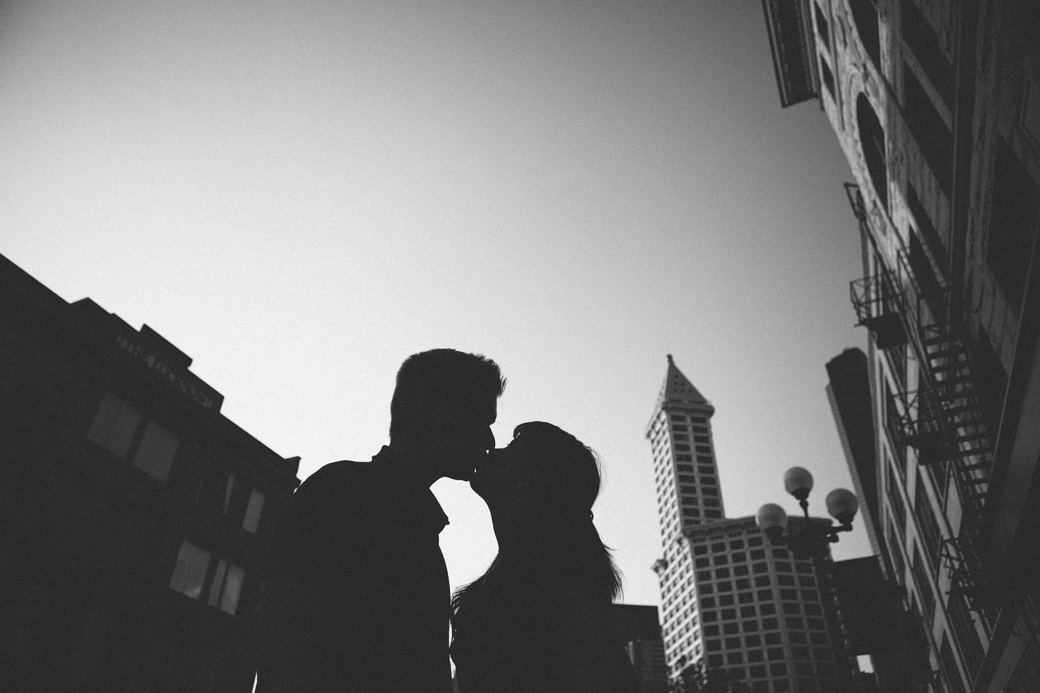 Pioneer Square engagement photography