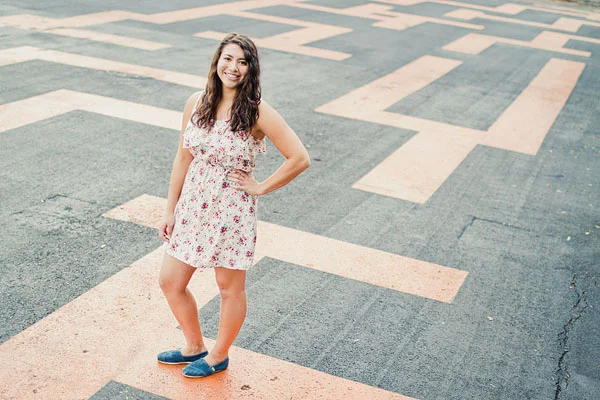 Seattle Center senior portrait