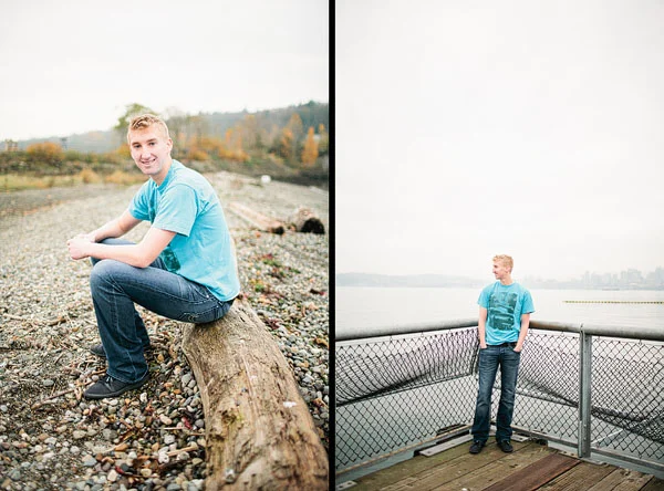 boy senior portrait Seattle