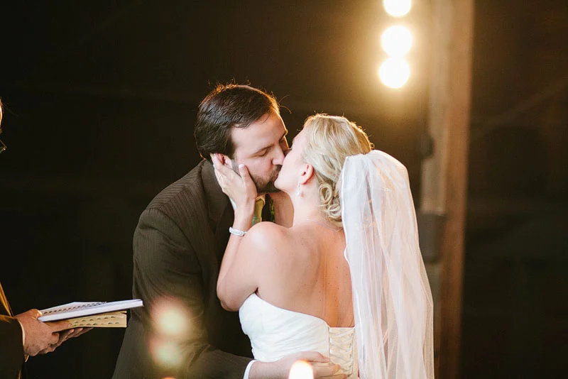 Wedding kiss