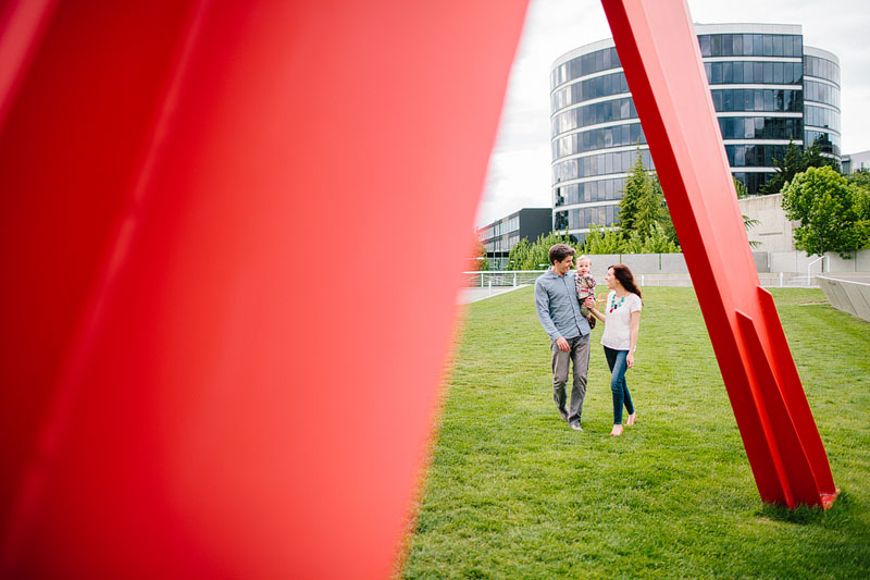 Olympic Sculpture Park family photos