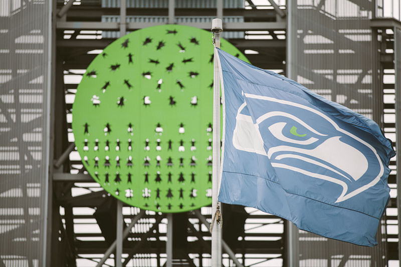 Seattle Seahawks vs San Francisco 49ers football photography