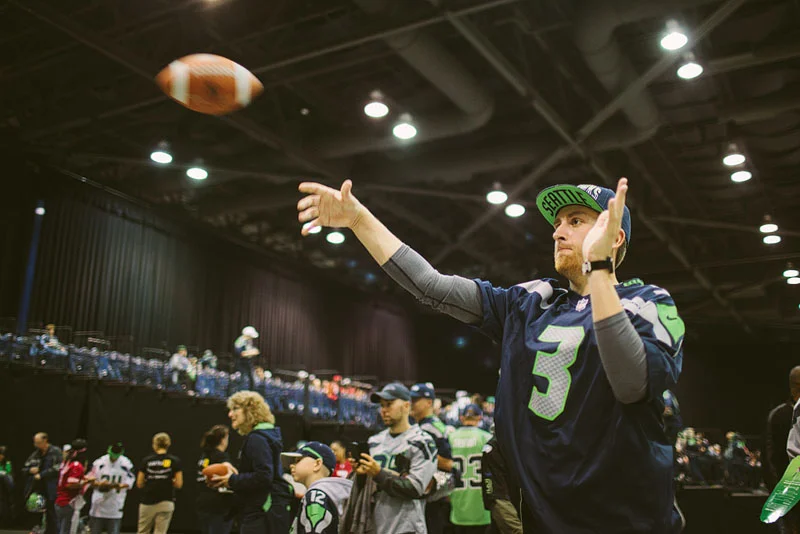 Seattle Seahawks vs San Francisco 49ers football photography