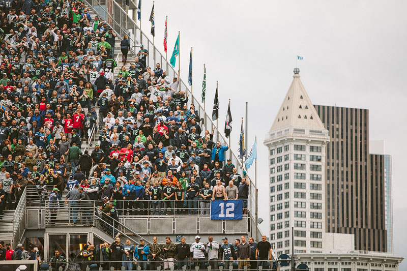 Seattle Seahawks vs San Francisco 49ers football photography