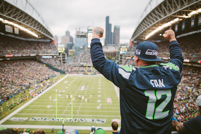 Seattle Seahawks vs San Francisco 49ers football photography