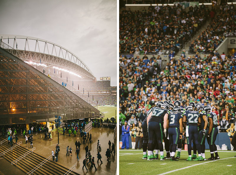 Seattle Seahawks vs San Francisco 49ers football photography