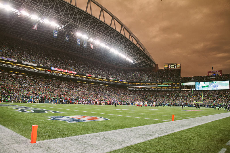 Seattle Seahawks vs San Francisco 49ers football photography