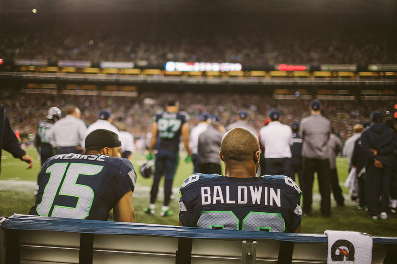 Seattle Seahawks vs San Francisco 49ers football photography