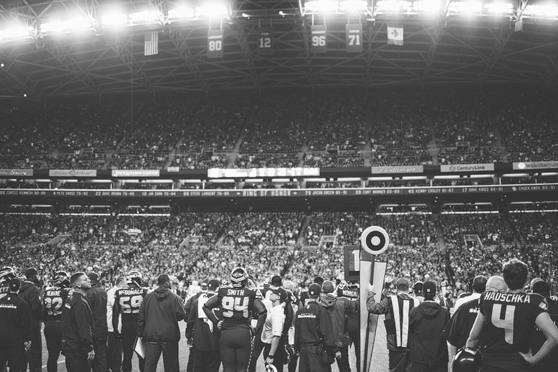 Seattle Seahawks vs San Francisco 49ers football photography