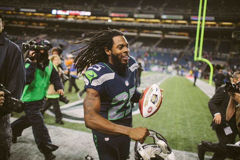 Seattle Seahawks vs San Francisco 49ers football photography