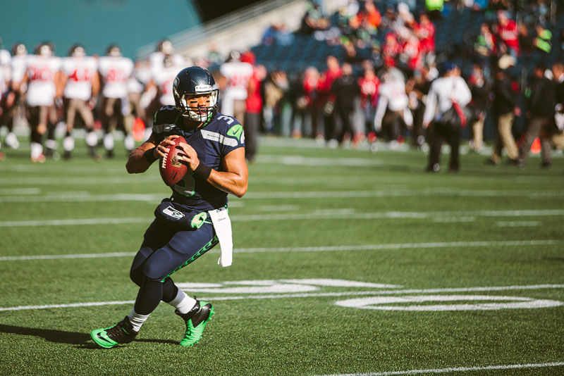 Seattle Seahawks sports photography Russell Wilson
