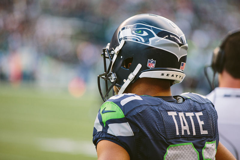 Seattle Seahawks sports photography Golden Tate