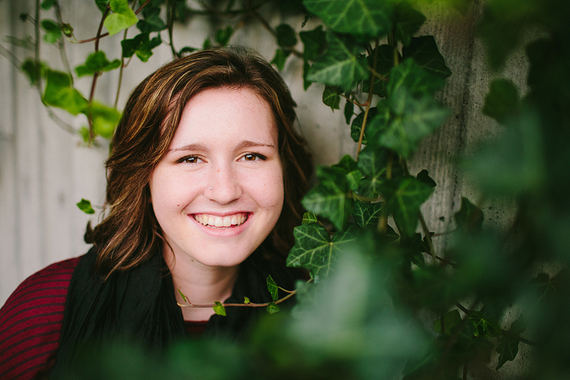 Seattle girl senior portrait