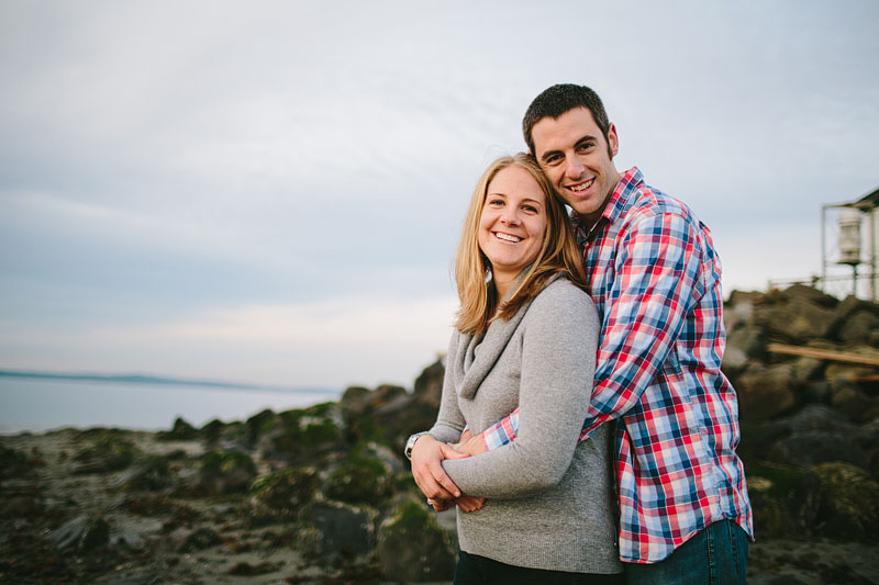 Seattle engagement photography at Discovery Park