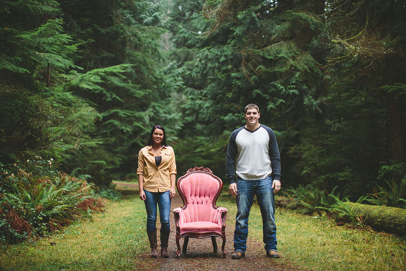 Point Defiance engagement photography