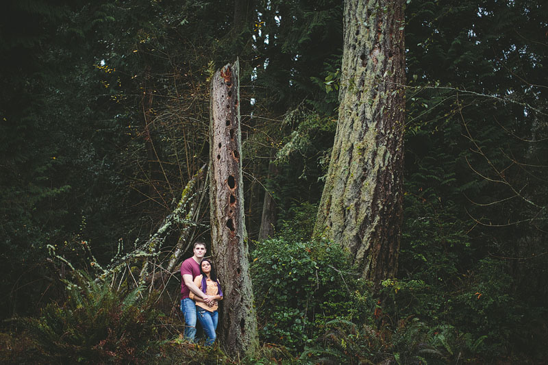 Point Defiance engagement photography