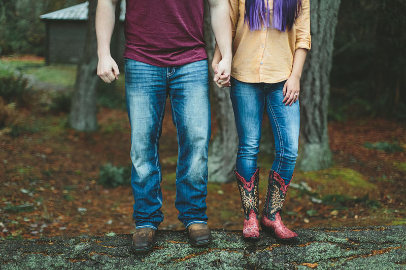 Point Defiance engagement photography