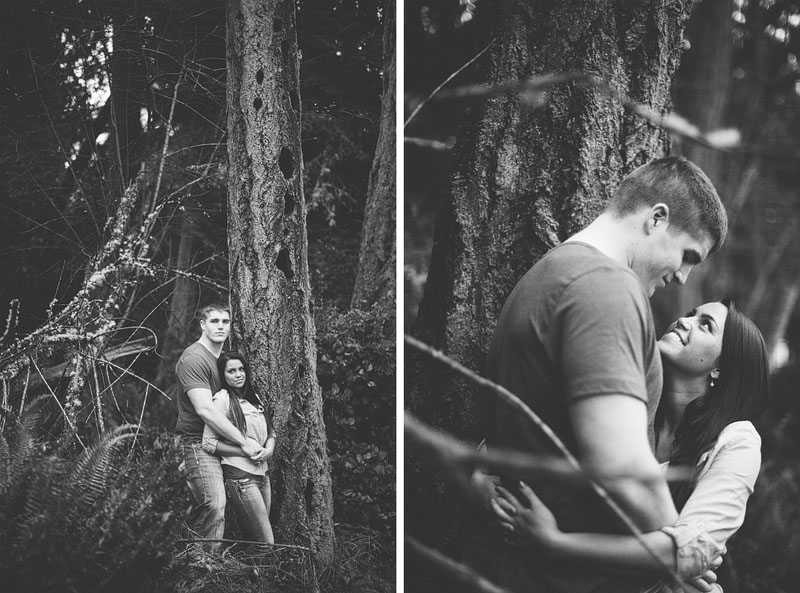 Point Defiance engagement photography