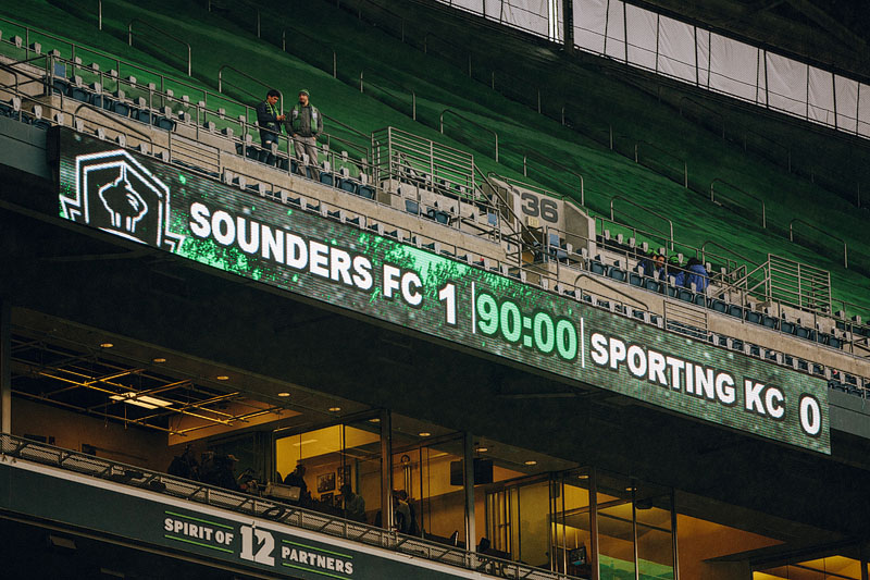 Seattle Sounders FC defeat Sporting Kansas City - Photo by Mike