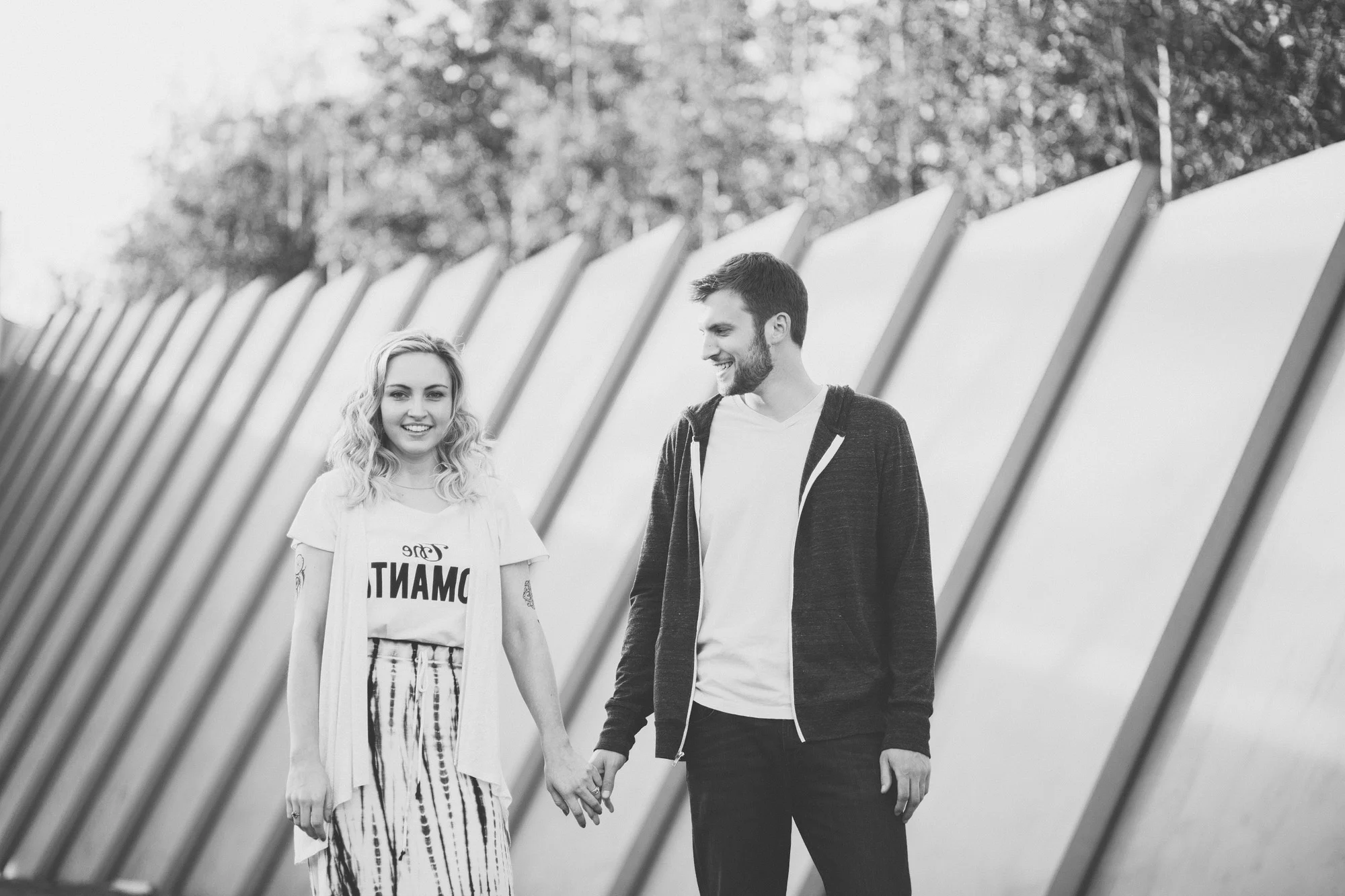 Seattle engagement photography at the Olympic Sculpture Park