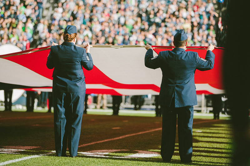 Seattle Seahawks sports photography - Mike Fiechtner Photography