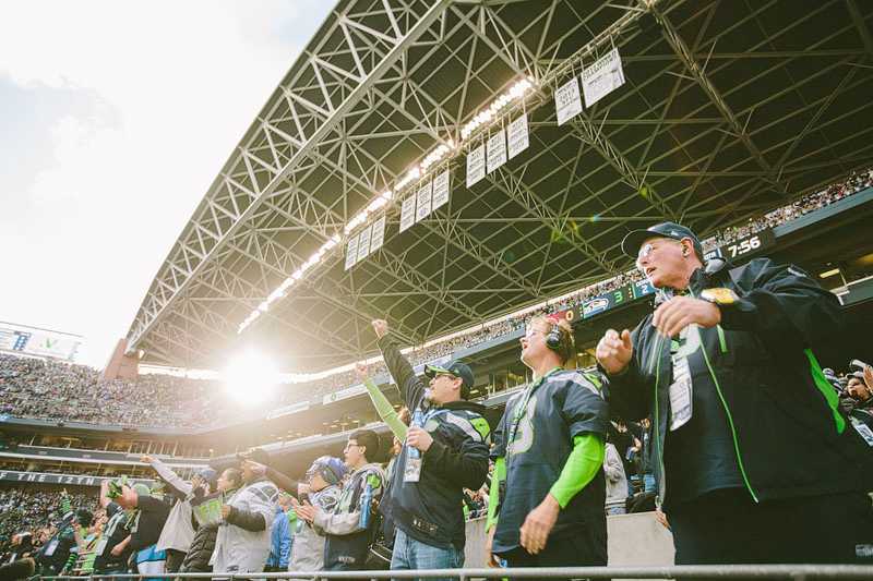 Seattle Seahawks sports photography - Mike Fiechtner Photography