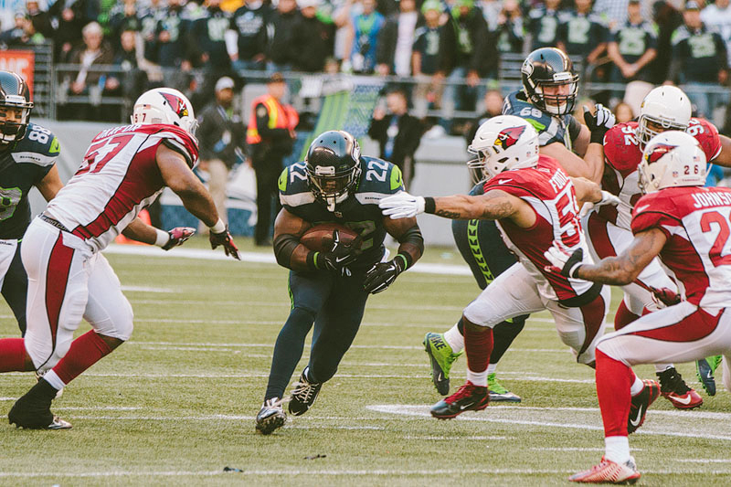 Seattle Seahawks sports photography - Mike Fiechtner Photography