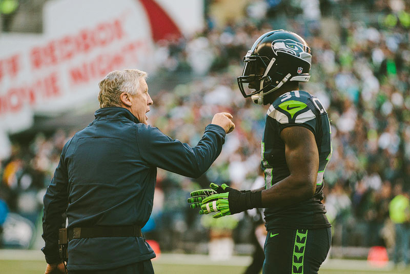 Seattle Seahawks sports photography - Mike Fiechtner Photography