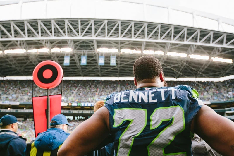 Seattle Seahawks sports photography - Mike Fiechtner Photography