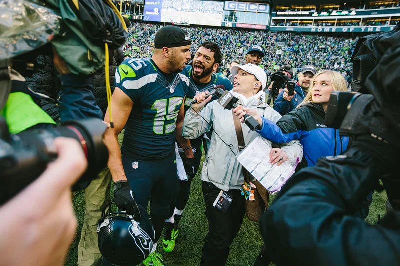 Seattle Seahawks sports photography - Mike Fiechtner Photography